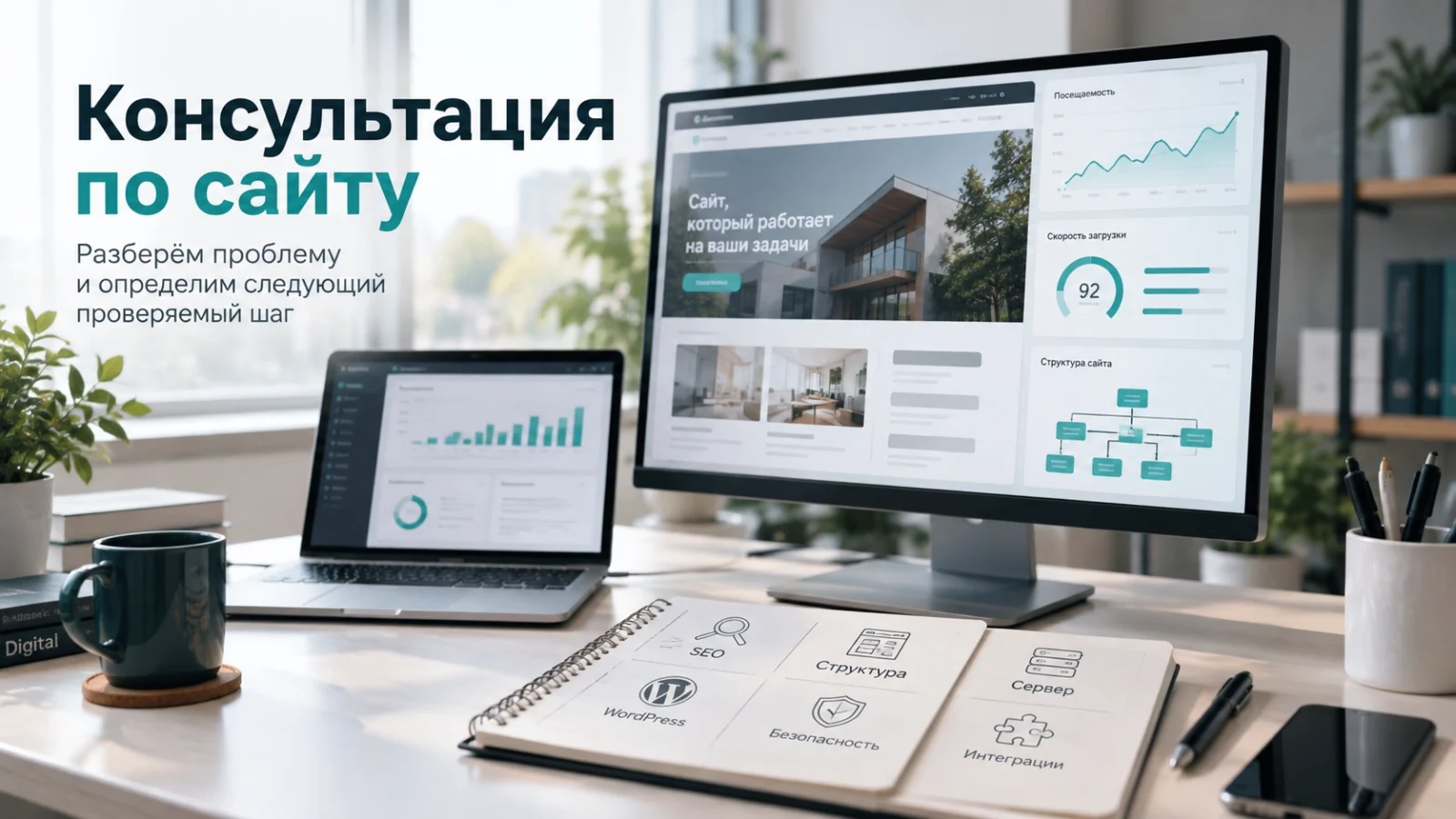 Консультация по сайту